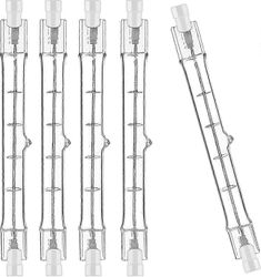 Sarja 5 R7S halogeenilamppu 118mm 200W 230V, R7S halogeenitanko 118mm, R7S halogeenilamppu himmennettävä halogeenitankolamppu rakennuksen kohdevalo...