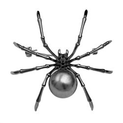 Jiekesen Spider Brosje Pins For kvinner og menn Halloween Witch smykker brosjer tilbehør og gave