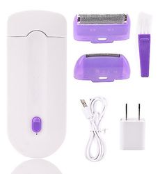 Professionell smärtfri hårborttagningssats Laser Touch Epilator Usb uppladdningsbar kvinnor Kropp Ansikte Ben Bikini Hand rakapparat Hårtrimmer