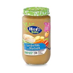 Hero Jar of vegetables and hake 6m+ 4 units of 235g (Fish - Vegetables)