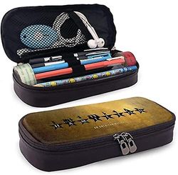 Kerota Hamilton Musiikillinen penaali, suurikapasiteettiset kynäkotelot/kynäkotelo/kynäpussipussi, jossa on useita osastoja pojille ja tytöille bd0...