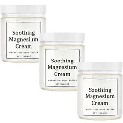 Rauhoittava magnesiumvoide rauhoittaa ja lievittää väsymystä Magnesiumvoide auttaa 114 g ikääntymistä ehkäiseviä ihonhoitosarjoja 3pcs