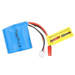 Bådbatteri udskiftning tilbehør til Mini Rc speedbåd Blå 4x4x1.8cm