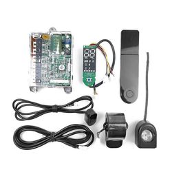 Sähköskootterin emolevyn ohjain 36V emolevyn ohjain Digitaalinen näyttö edessä ja musta