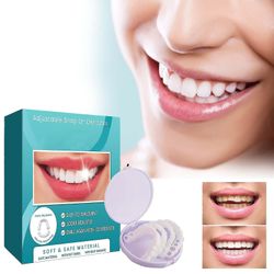 Joyy Protesetenner Midlertidige falske tenner for Snap On Instant Confidence Smile, Dental Finér For Midlertidig Teeth Restaurering 2 par