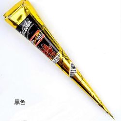 Henna Kartiot Intian Henna Tatuointi Paste Musta Ruskea Punainen Valkoinen Henna Kartiot väliaikaiseen tatuointi kehon taidetarra Mehndi Body 01musta