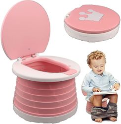 Feici Travel Potty 2-in-1 kannettava Potty Trainer taitettava matkustava pottaharjoitteluistuin WC taaperolle