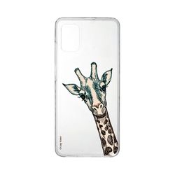 Crazy Kase Hull til Samsung Galaxy A41 Fleksibel giraf hoved