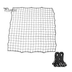 Jalkapallon levypalloverkko 20 joustavalla köydellä Kickback Jalkapalloharjoittelu Net Target Goal Rebound Net Beginner Training Aid musta