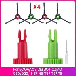 Sivuharjan moottorin nepparivaihde ja sivuharja ECOVACS DEEBOT OZMO 950/920 / N5 / N8 T5 / T9 / T8 Robot V -robotille As Shown