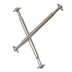 2stk/sæt Alloy Xinlehong 9156 Bageste drivaksel til 1/12 Rc Buggy Parts Accs