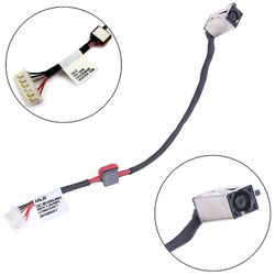 Kabelstik til Dc Power Jack til Dell Inspiron 14-5455 15-5558 Kd4t9 Dc30100ud00 Hfmqv One Size