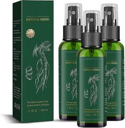 Tmall Röd Ginseng Hårspray, Ginseng Hair Serum Spray, Håressens för kvinnor och Men_mi 3PCS