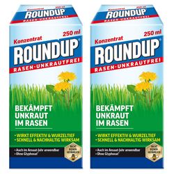 2 x ROUNDUP® nurmikon rikkaruohoton tiiviste, 250 ml