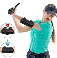 Golf Swing Training Aid Elbow, Golf Swing Trainer, Straight Arm Golf Training Aid tik-tok-ääni-ilmoituksilla, asennon korjaustuki Golf S