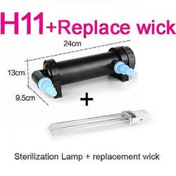 JEBO UV-sterilointilamppu UV-valo akvaario akvaariolammikolle UV-lamppu sterilointilaite 220~240V UV-suodatin akvaario UV-valon sterilointilaite yk...