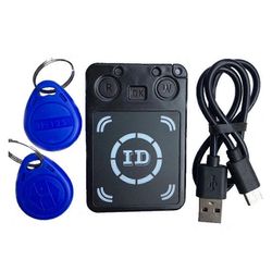 Mini 125KHz RFID -ohjelmoija kopiokone Kirjoittaja Lukija Kirjoittaja Henkilökortti Klooneri ja uudelleenkirjoitettava ke