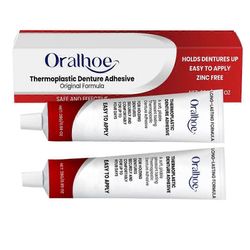 Pitkäkestoinen termoplastinen hammasproteesiliima, kiinnittää ja kiristää löysää 2pcs