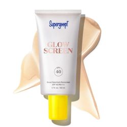 50ml Supergoop Primer Meikkipohja Näkymätön Aurinkosuoja Laajakirjoinen kasvojen pohjustus SPF 40 Beauty & Wellness meikkipohja Glow-näyttö