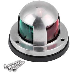 Dewenwils Dww-feu De Navigation Marin Led Bicolore Rouge Et Vert 12 V Feu De Signalisation Marine, Idal Pour Les Pontons, Les Skeeters, Les Jet Sk...