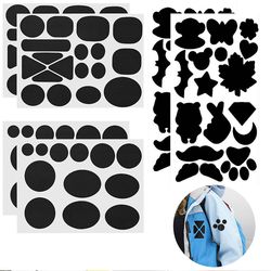 Grape Pp 6pcs Nylon Reparation Patches selvklæbende Nylon Patches Vandtæt