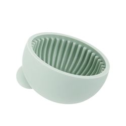 Makeup Børste Cleaner silikone pad børste bakke med sugekop børster bærbar renere grøn
