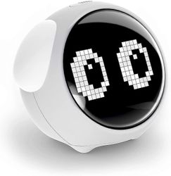 Mikodream Kids herätyskello, kaksoishälytysasetus, säädettävä kirkkaus Yövalo, Ääniaktivoitu, Torkku, Lämpötilan tunnistus, Herätys herätyskello