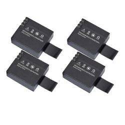 4x 900mAh Akku yhteensopiva Akaso Ek7000 Brave 4 Campark Ac01 urheilukamera