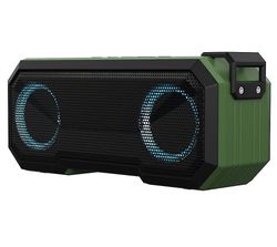 Coosilo Trådløs Bluetooth-højttaler, udendørs vandtæt dobbelthøjttalermusikafspiller grøn
