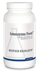 BIOTICS Research Intenzyme Forte 500 välilehteä