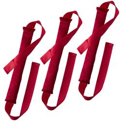 Heatless Curls Hair Rollers Woman DIY -kampaustyökalut yön yli käyttöön Sleeping Hair Curler Viininpunainen