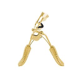 Øjenvipper Curler Naturlig Curler Shaping Begynder rustfrit stål Mini Portable Makeup Tool Skønhed Makeup Guld diamant negle håndtag