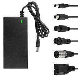 42V 2A sähköskootterin laturi, Li-ion-akkulaturi 6 liitännällä sähköskootterille, Li-ion-akkulaturi polkupyöräskootterin akun lataus