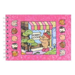 Bobbie Goods -värityskirja, söpö ja viihtyisä piirrettyjen värityskirja aikuisille ja lapsille Punainen