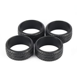4stk Rc On-road Bildæk 1/10 Medium Grain Drift Plast Hårdt dæk 26mm Til hjul Kyosho Tamiya Hpi Redcat Racing Hsp Rc Car
