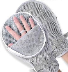 Lääketieteelliset turvakäsineet - 2 kpl sarja, käsiensuojakäsineet dementiapotilaille tai vanhuksille, autistisille lapsille, sängyn turvakäsineet,...