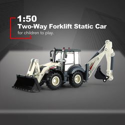Køretøj 1:50 Tovejs gaffeltruck Statisk bil 625004 Kaidiwei 625004 Boxed To-vejs gaffeltruck Engineering Lastbil Gravemaskine