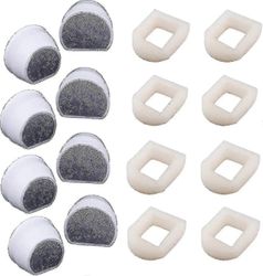 16 kpl vaahtomuovisia esisuodattimia ja aktiivihiilisuodatinta, yhteensopiva Petsafe Drinkwell Inox 360 Avalon -juomalähteen kanssa