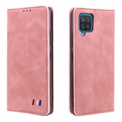 Etui til Samsung Galaxy A42 5g Cover Magnetic Closure Wallet Book Flip Folio Stand View Læder cover Stødsikker - Rosegold