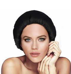 Damp Hair Cap Mikrobølge opvarmning hørfrø pleje cap olie hår maske tørt hår cap Pueple