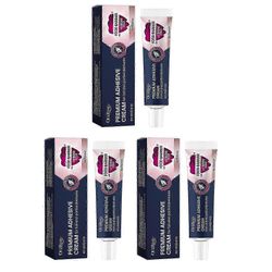 Turvallinen vedenpitävä hammasproteesiliima, ylimääräinen pito ylemmälle, alemmalle tai osittaiselle 3pcs