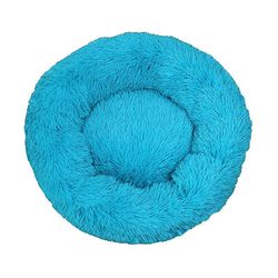 Eveltek Rund behagelig blød seng til katte Himmelblå 120CM*120CM