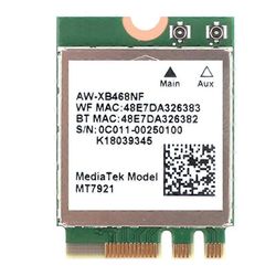 MT7921 WIFI6 2.4G 5G Gigabit verkkokortti M2 5.2 BT verkkokortti