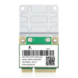 Kolmikaistainen 5374Mbps WiFi 6E -AXE3000H AX210 langaton kortti BT 5.2 Mini PCIE Wi-Fi -sovittimelle Win10 fo