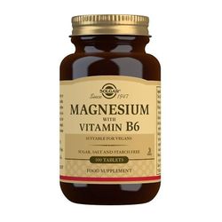 Solgar magnesium ja B6-vitamiinitabletit 100 (12543584)