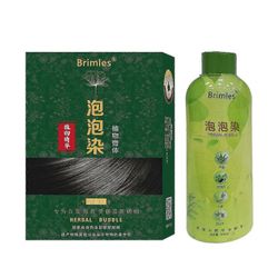 500ml Brimles shampoo, yrttikupla harmaa hiusvärishampoo Musta ruskea