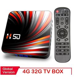 Tv Box Android 10 4gb 32gb 4k H.265 Media Player 3d Video 2.4g 6ghz Wifi Bluetooth Smart Tv Box Set Top Box UK PLUG