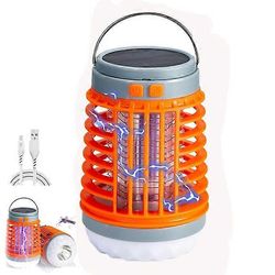 Mozz Guard Mosquito Zapper, Buzzbug Mosquito Killer, 2024 monitoiminen aurinko hyttystenestovalo, USB Charing ja aurinko, 3 in 1 Erinomainen ulkokä...
