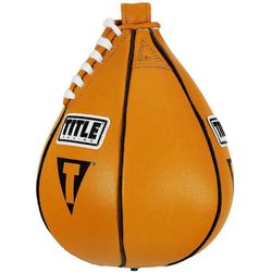 Title Boxing Otsikko Nyrkkeily Nahka Speed Bag Keltainen XS
