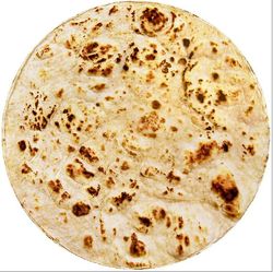 Barsinfi Burrito Tæppe, Dobbeltsidet Giant Flour Tortilla Tæppe typografi 3 180*180